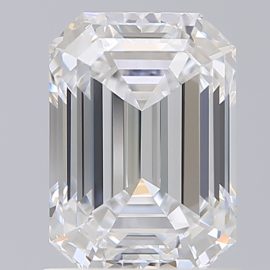1.58 Carat - D - VVS2 - Cut - EMERALD