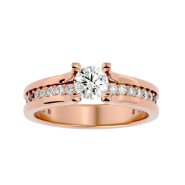 Stunning Lab-Grown Diamond Engagement Ring in 18K Gold