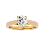 Round-Cut Lab-Grown Diamond Solitaire Ring