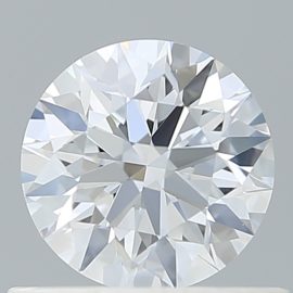 0.58 Carat - E - VVS1 - Cut - ROUND