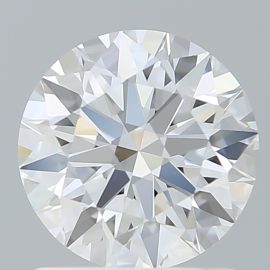1.34 Carat - D - VVS2 - Cut - ROUND