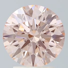 2.63 Carat - FANCY INTENSE - PINK - VVS2 - Cut - ROUND