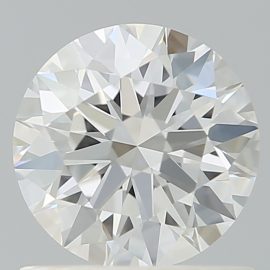 0.93 Carat - D - VVS2 - Cut - ROUND