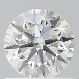 0.77 Carat - D - VVS2 - Cut - ROUND