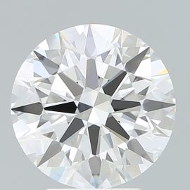 4.07 Carat - F - VVS2 - Cut - ROUND