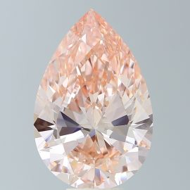 10.56 Carat - FANCY INTENSE - PINK - VS1 - Cut - PEAR