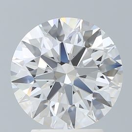 3.08 Carat - E - VVS2 - Cut - ROUND