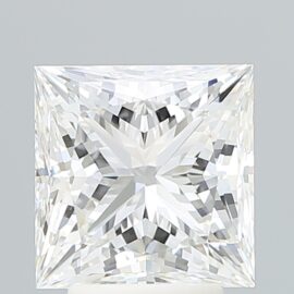4.02 Carat - F - VVS2 - Cut - PRINCESS