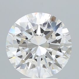 4.28 Carat - F - VVS2 - Cut - ROUND