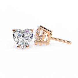 18KT Female Solitaire 1.7 Earring