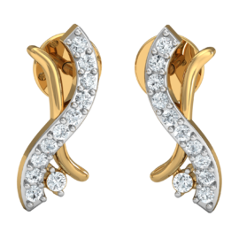 18KT Female Daily Wear 1.5 Earring