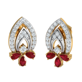 18KT Female Daily Wear 2.6 Earring