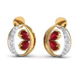 18KT Female Daily Wear 2.75 Earring