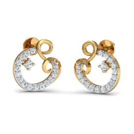 18KT Female Daily Wear 2.7 Earring