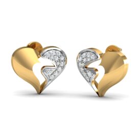 18KT Female Daily Wear 3 Earring