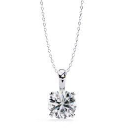 18KT Female Solitaire 3.57 Pendent