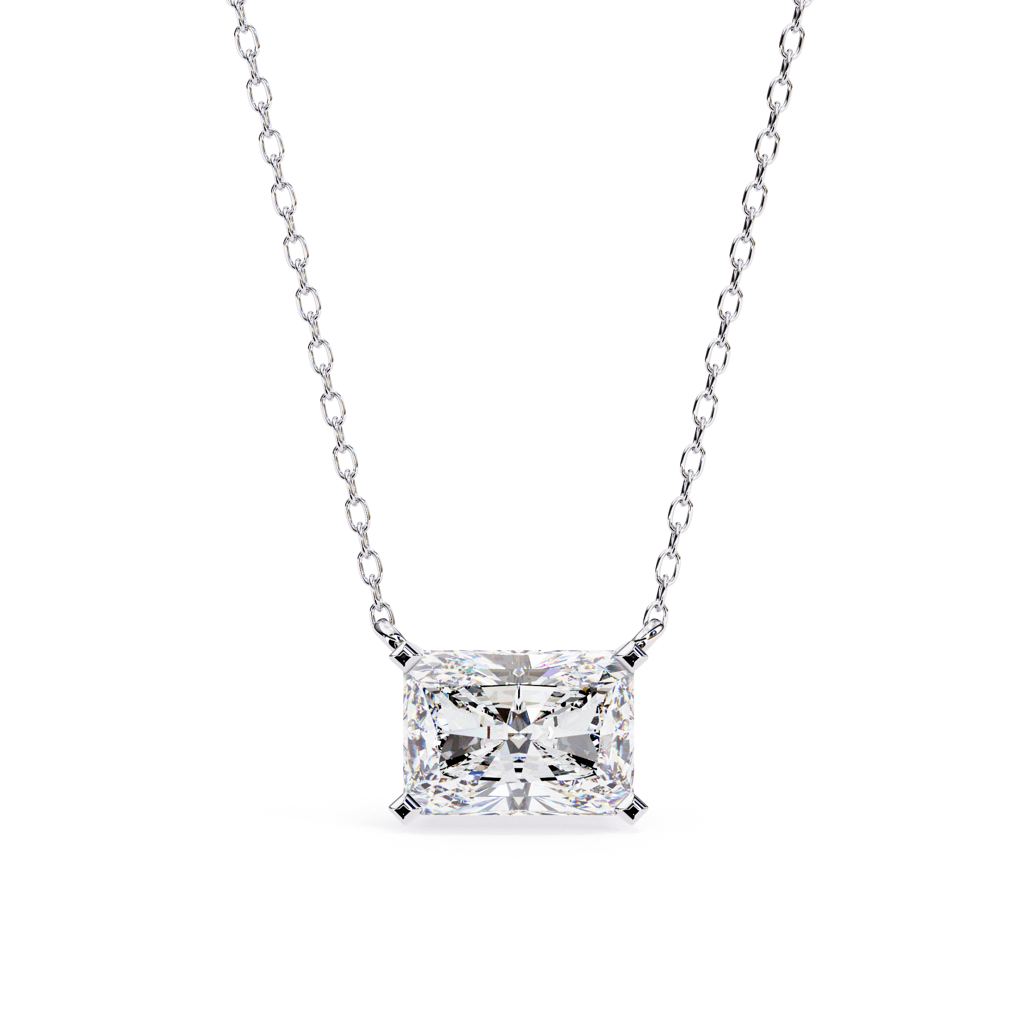 18KT Female Solitaire 3.8 Pendent