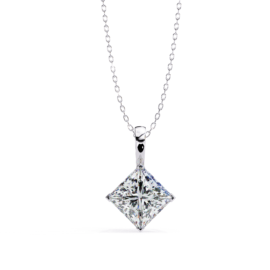 18KT Female Solitaire 3.82 Pendent