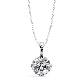 18KT Female Solitaire 4.01 Pendent