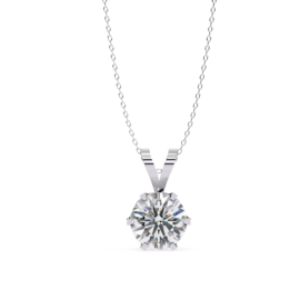 18KT Female Solitaire 4.59 Pendent