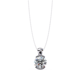 18KT Female Solitaire 4.74 Pendent
