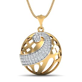 18KT Female Daily Wear 2.9 Pendent
