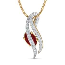 18KT Female Daily Wear 1.4 Pendent