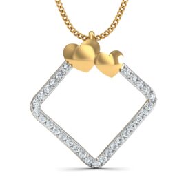 18KT Female Daily Wear 1.5 Pendent