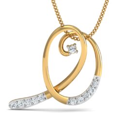 18KT Female Daily Wear 1.8 Pendent