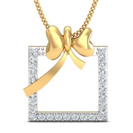 18KT Female Daily Wear 1.8 Pendent