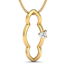 18KT Female Daily Wear 1.5 Pendent