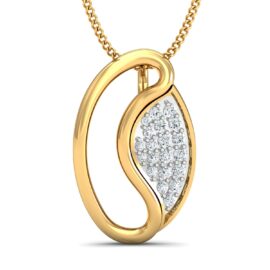 18KT Female Daily Wear 4 Pendent
