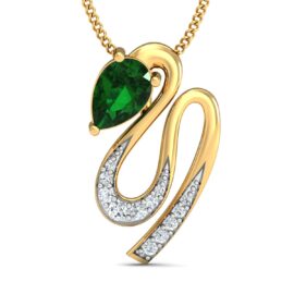 18KT Female Daily Wear 1.6 Pendent