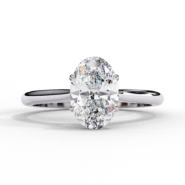18KT Female Solitaire 3.17 Ring