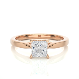 18KT Female Solitaire 3.85 Ring