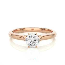 18KT Female Solitaire 3.69 Ring