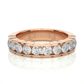 18KT Female Bands 8 Ring