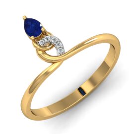 Sapphire Lab-Grown Diamond Infinity Ring