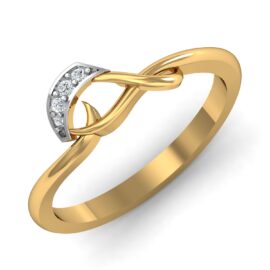18KT Female Daily Wear 2.8 Ring
