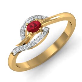 18KT Female Daily Wear 3.3 Ring