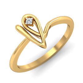 18KT Female Daily Wear 2.9 Ring