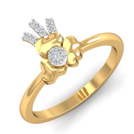 18KT Female Daily Wear 3.5 Ring