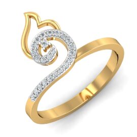 18KT Female Daily Wear 3.1 Ring