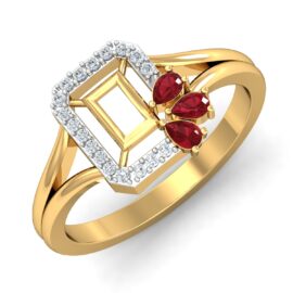 18KT Female Daily Wear 4.5 Ring