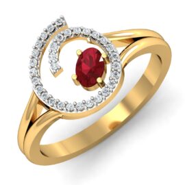 18KT Female Daily Wear 4.1 Ring