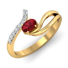18KT Female Daily Wear 3.4 Ring