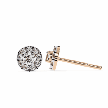 Glenfinnan Floral <span class="diamond">Halo Stud Earrings</span>