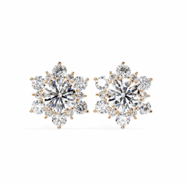 Clydebank Sunflower <span class="diamond">Unique Stud Earrings</span>