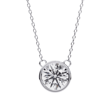 Nigg Bezel <span class="diamond">Solitaire Round Cut 1.5ct Pendant</span>