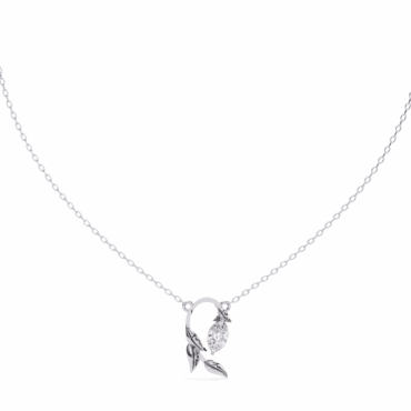 Lochgilphead Cluster <span class="diamond">Marquise Solitaire Pendant</span>